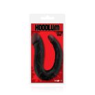 HOODLUM 16" U-SHAPED DONG BLACK  Kétvégű dildo