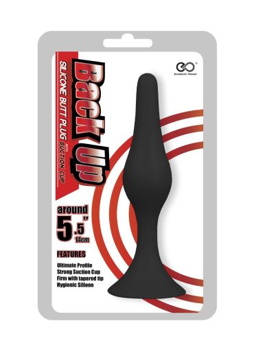 Back Up 5.5" Silicone Butt Plug w/Suction Cup anál dugó