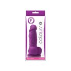 Ns Novelties Colours  Pleasures  4" Dildo Purple    Tapadókorongos dildo