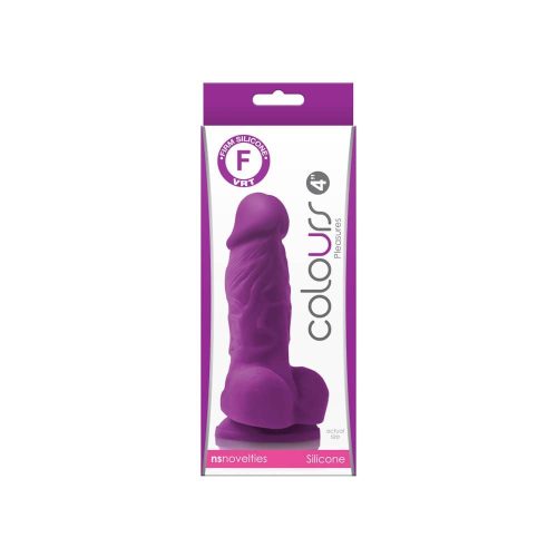 Ns Novelties Colours Pleasures 4 inch Dildo Purple dildo    