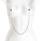 Ns Novelties Renegade - InflataPlay  BlackBound  Nipple Clamps - DC3 - Rose Gold mellcsipesz