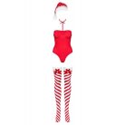 Obsessíve Kissmas teddy red SX/S erotikus body