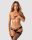 Obsessive - Dominna crotchless thong L/XL nyitott tanga harisnyakötővel