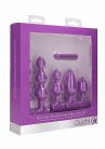   Ouch! Silicone USB-Rechargeable Anal Set Purple vibrációs análdugók