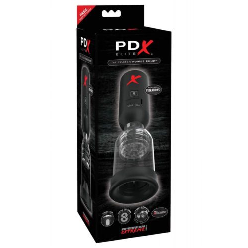 Pipedream PDX Elite Tip Teazer - automata makkszívó és makkvibrátor egyben