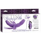 Pipedream Fetish Fantasy Elite Vibrating Double Delight Strap-On elcsatolható vibrátor