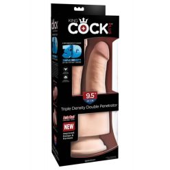   Pipedream King Cock Plus 9.5" Triple Density Double Penetrator