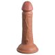 Pipedream 6" Dual Density Silicone Cock Tan Tapadókorongos dildó