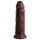 Pipedream 8" Dual Density Silicone Cock Brown Tapadókorongos dildó