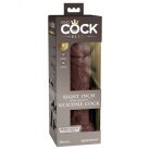 Pipedream 8" Dual Density Silicone Cock Brown Tapadókorongos dildó