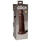 Pipedream 8" Dual Density Silicone Cock Brown Tapadókorongos dildó