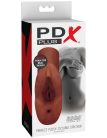 Pipedream - PDX Double Stroker - 2in1 élethű maszturbátor brown