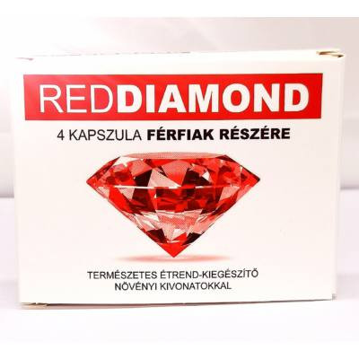 Red Diamond Potencianövelő Kapszula Férfiaknak - 4 db