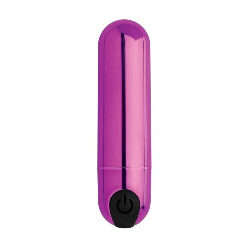 10X Vibrating Metallic Bullet - Purple Kemény vibrátor