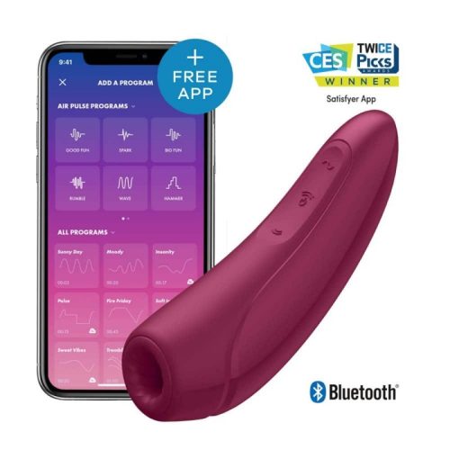 Satisfyer Curvy 1+ - okos, akkus, vízálló csiklóizgató vibrátor