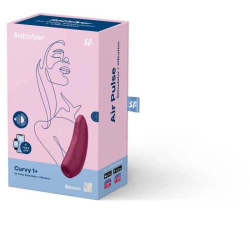 Satisfyer Curvy 1+ - okos, akkus, vízálló csiklóizgató vibrátor
