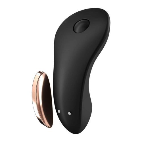 Satisfyer Little Secret black - okos, akkus, vízálló csiklóvibrátor