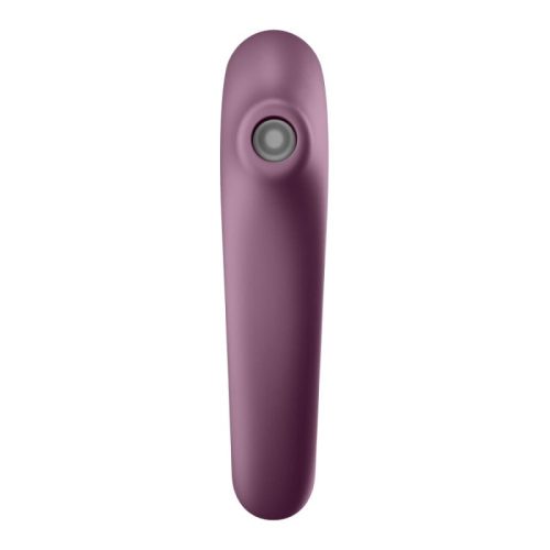 Satisfyer Dual Kiss red AKKUS HÜVELYI ÉS CSIKLÓ VIBRÁTOR