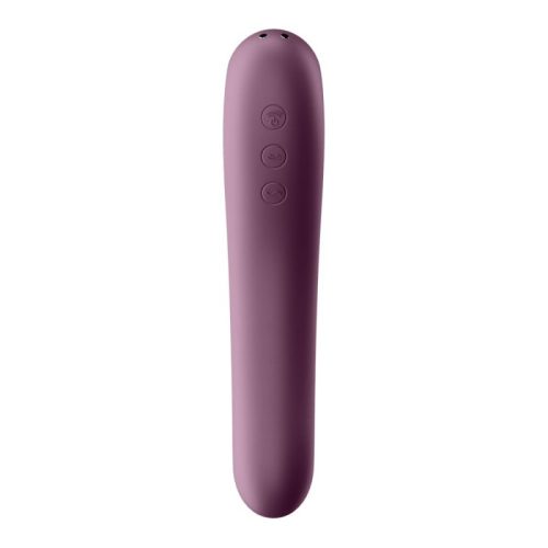 Satisfyer Dual Kiss red AKKUS HÜVELYI ÉS CSIKLÓ VIBRÁTOR