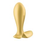 Satisfyer Intensity Plug gold akkus fenékdugó