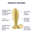 Satisfyer Intensity Plug gold akkus fenékdugó