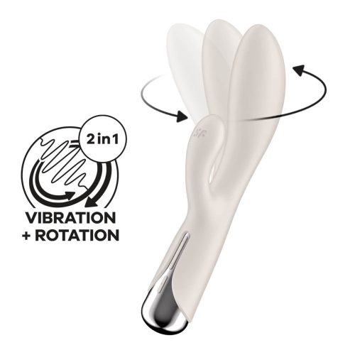 Satisfyer Spinning Rabbit 1 - forgó csiklókaros vibrátor