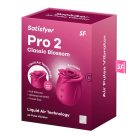 Satisfyer Pro 2 Rose Classic - akkus léghullámos csiklóizgató 