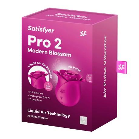 Satisfyer Pro 2 Modern Blossom- akkus léghullámos csiklóizgató 