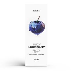   Satisfyer - Juicy Lubricant, 300 ml (water) - Breezy Berry Ízesített síkosító