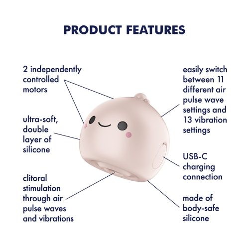 Satisfyer - Mochi - beige klitorisz masszírozó