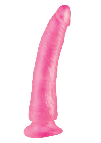 Pipedream Basix - Slim Seven Pink Tapadókorongos dildó