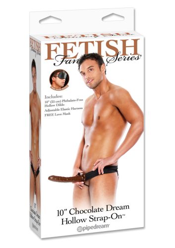 Pipedream Fetish Fantasy Series - 10' Chocolate Dream Felcsatolható dildó