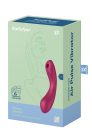 Satisfyer Curvy Trinity 1 Red Léghullámos klitorisz masszírozó 