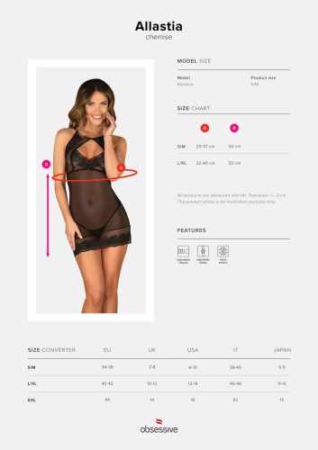 Obsessive Allastia Chemise & Tanga