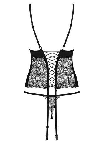 Obsessive Sharlotte Corset & Thong fűző és tanga