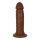 Curve Toys Dildo - 6" Brown Tapadókorongos dildó