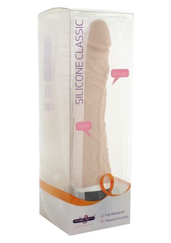 Classic Slim Vibrator Nude    Szilikonos vibrátor