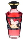 Shunga - Aphrodisiac Oils Sparkling Strawberry Wine melegítő  masszázsolaj   