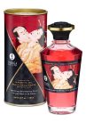 Shunga - Aphrodisiac Oils Sparkling Strawberry Wine melegítő  masszázsolaj   