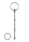 OUCH! Stainless Steel Ribbed Dilator - 0.3" / 8 mm