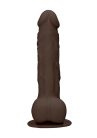 Silicone Dildo With Balls - 24 cm Tapadókorongos dildó