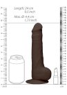 Silicone Dildo With Balls - 24 cm Tapadókorongos dildó