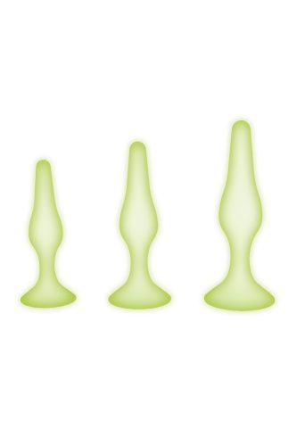 Whipsmart - 3 Pcs Glow In The Dark Silicone Anal Training Kit