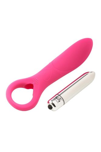 Flirts - 10 Functions Ring Vibrator Pink G-pont vibrátor