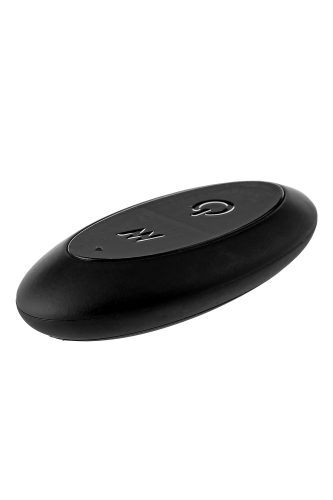Dream Toys Glamour Glass Remote Vibe Curved anal plug
