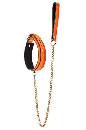 Dream Toys Radiant Collar And Leash Orange nyakörv és póráz