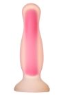 Dream Toys Radiant Soft Silicone Glow In The Dark Large Pink anál plug