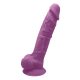 Dream Toys Real Love Dildo 7 inch PurpleTapadókorongos dildó