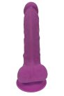 Dream Toys Real Love Dildo 7 inch PurpleTapadókorongos dildó