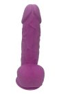 Dream Toys Real Love Dildo 8.5 inch PurpleTapadókorongos dildó